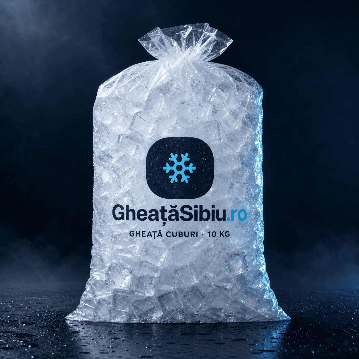 Pungă de gheață de 10 kg Gheață Sibiu